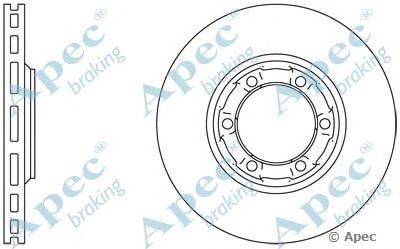 APEC BRAKING dsk755 -  Тормозной диск